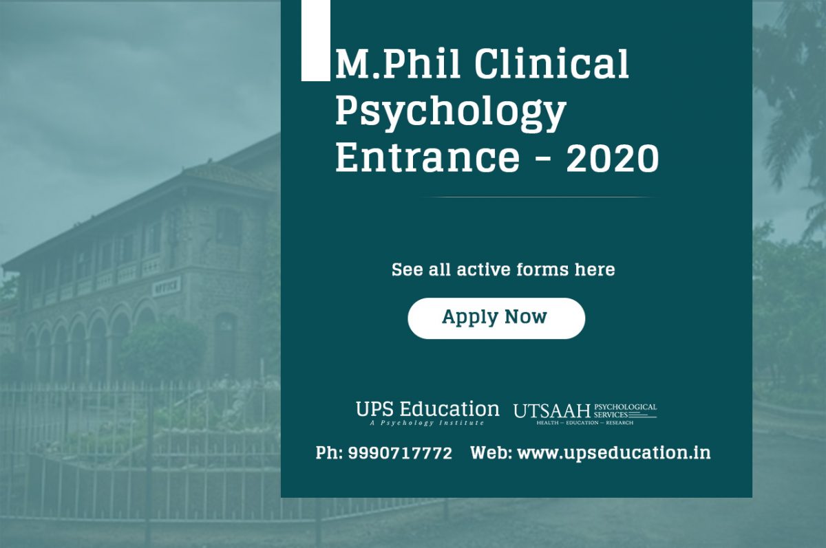 M.Phil Clinical Psychology Entrance admission