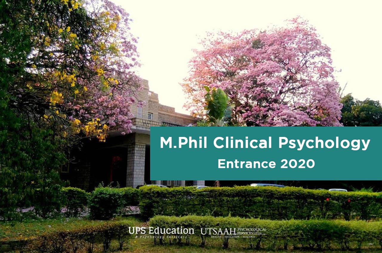 M.Phil Clinical Psychology Entrance 2020