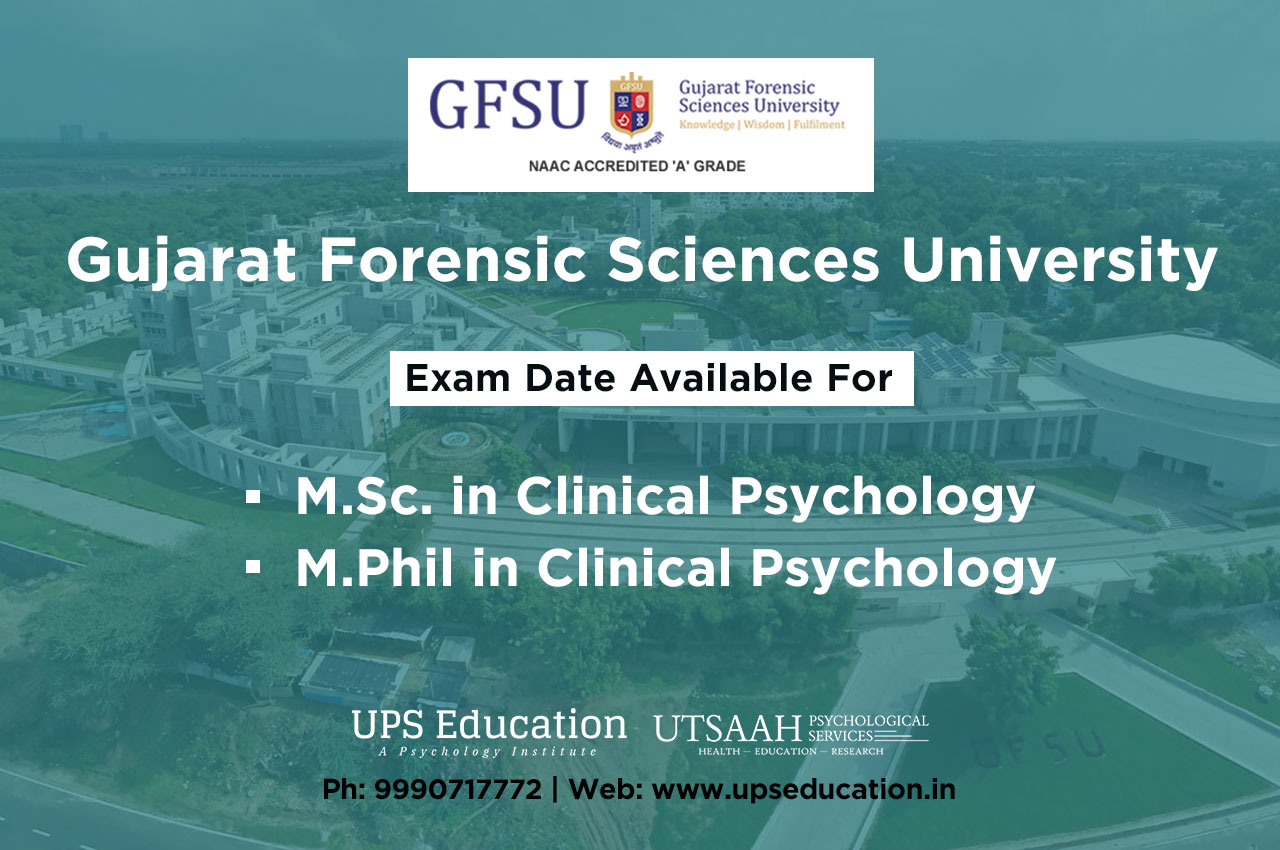 GFSU MSc/M.Phil in Clinical Psychology Entrance Date 2020