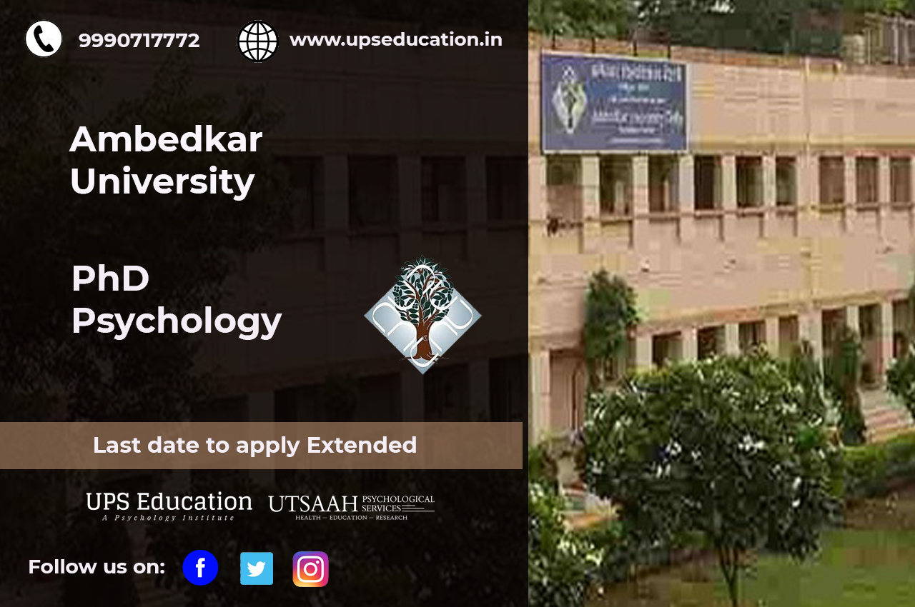 Ambedkar University PhD in Psychology