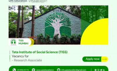 Research Associate, Vacancy in TISS Mumbai 2022—UPS Education
