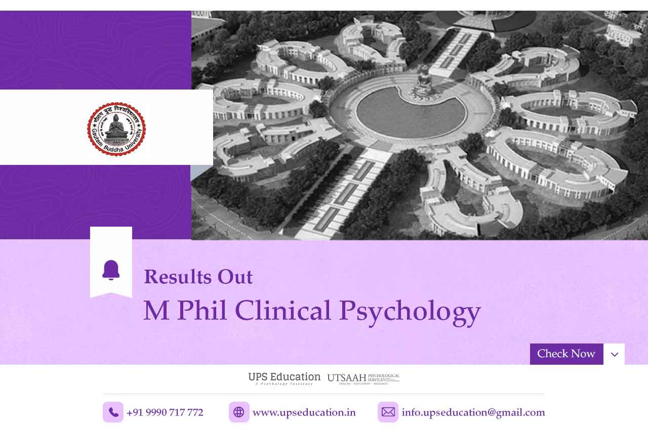M-Phil-Clinical-Psychology-Results-Out-Gautam-Buddha-University-(GBU)-—UPS-Education