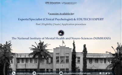 Vacancies for Psychologists in NIMHANS