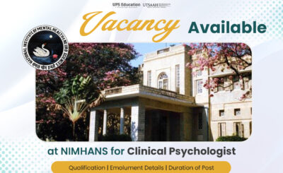 Vacancy Available at NIMHANS