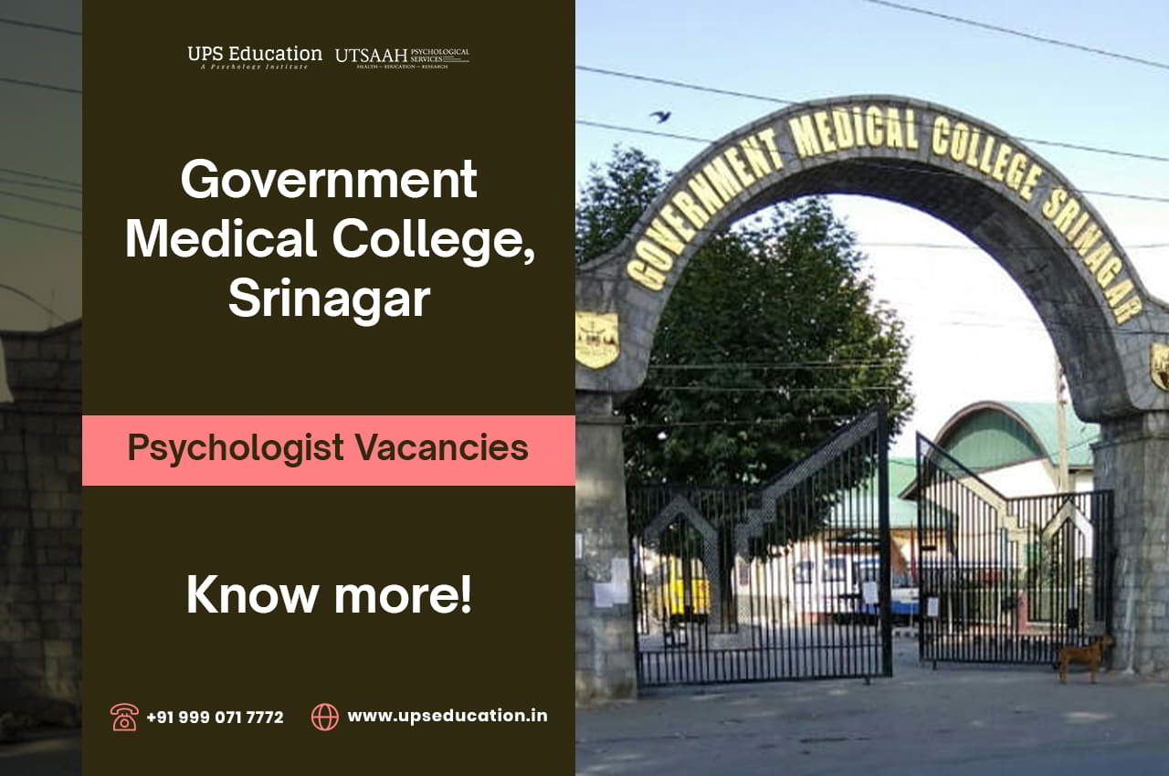 Psychology Vacancies Announced at GMC Srinagar