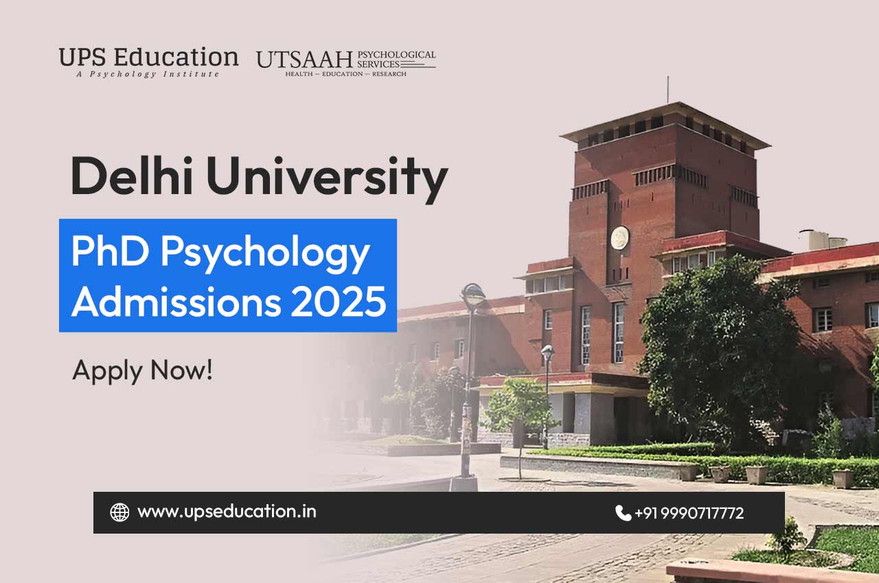 Delhi University PhD in Psychology 2025 Admission Notification
