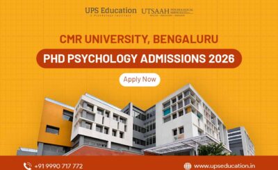 CMR University PhD Psychology Admissions 2026