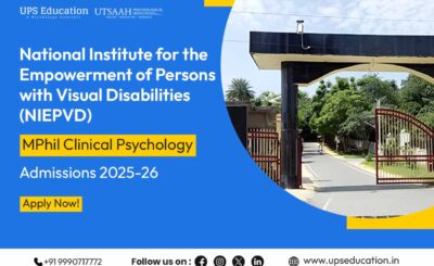 NIEPVD MPhil Clinical Psychology Admission 2025